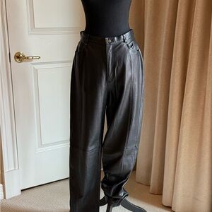Leather Jean style pant